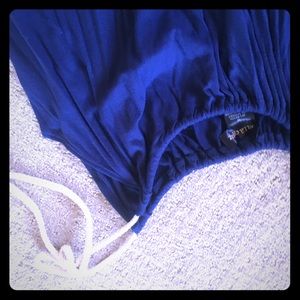 Cotton beach cover up with rope ties